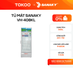 Tủ mát Sanaky 340 lít VH-408KL