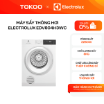 Máy sấy thông hơi Electrolux 8 kg EDV804H3WC