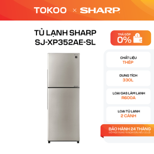 Tủ lạnh Sharp SJ-XP352AE-SL