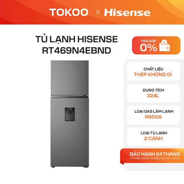 Tủ lạnh Hisense RT469N4EBND