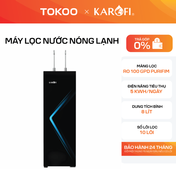 Máy lọc nước nóng lạnh Karofi KAD-N69
