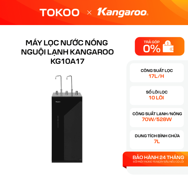 Máy lọc nước nóng nguội lạnh Kangaroo KG10A17