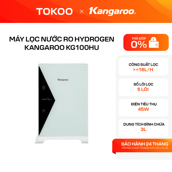Máy lọc nước RO Hydrogen Kangaroo KG100HU 5 lõi
