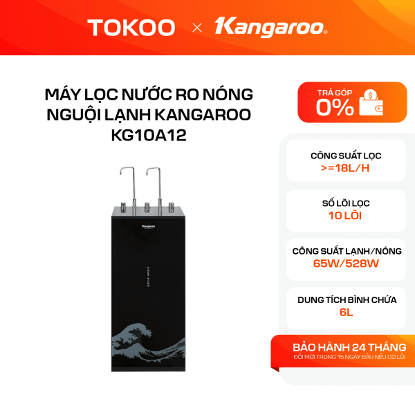 Máy lọc nước RO nóng nguội lạnh Kangaroo KG10A12
