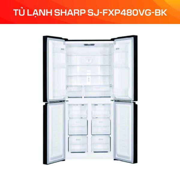 Tủ lạnh Sharp SJ-FXP480VG-BK