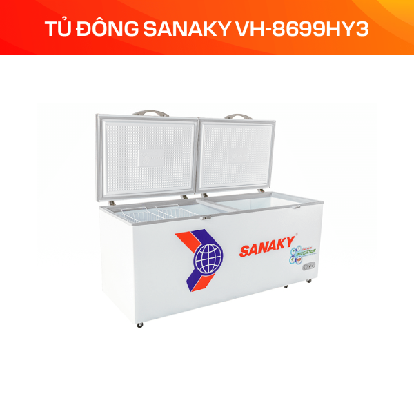 Tủ Đông Sanaky Inverter 761 lít VH-8699HY3