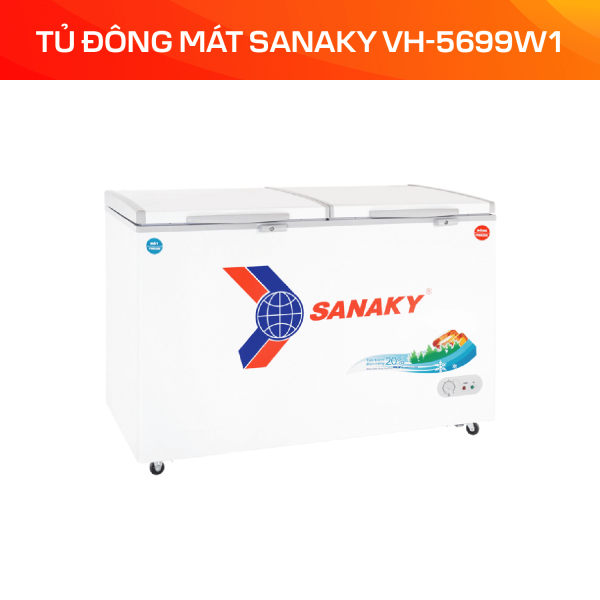 Tủ Đông Mát Sanaky 365 lít VH-5699W1