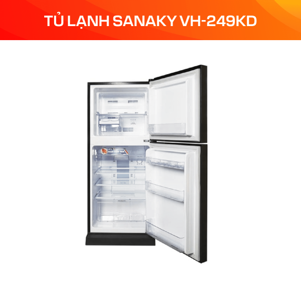 Tủ lạnh Sanaky Inverter 226 lít VH-249KD