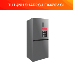 Tủ lạnh Sharp Inverter 362 lít SJ-FX420V-SL