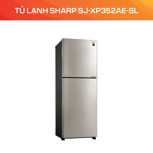 Tủ lạnh Sharp SJ-XP352AE-SL