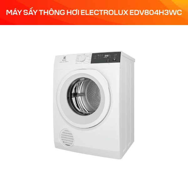 Máy sấy thông hơi Electrolux 8 kg EDV804H3WC