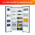 Tủ lạnh Sharp SJ-SBX530VG-BK