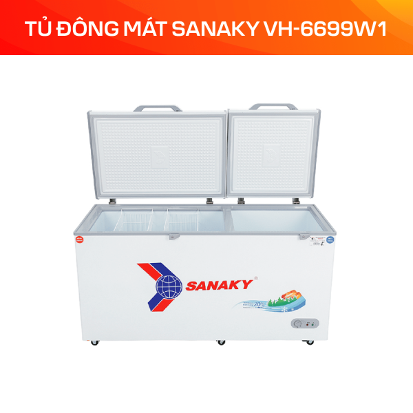 Tủ Đông Mát Sanaky 485 lít VH-6699W1