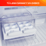 Tủ lạnh Sanaky Inverter 226 lít VH-249KD