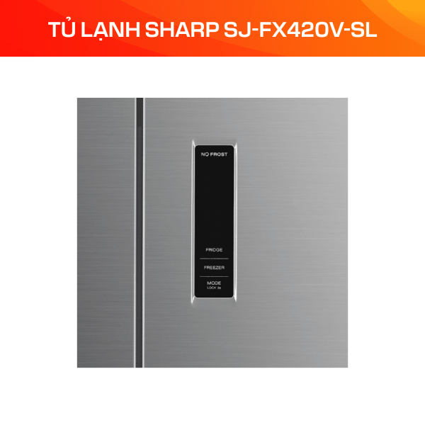 Tủ lạnh Sharp Inverter 362 lít SJ-FX420V-SL