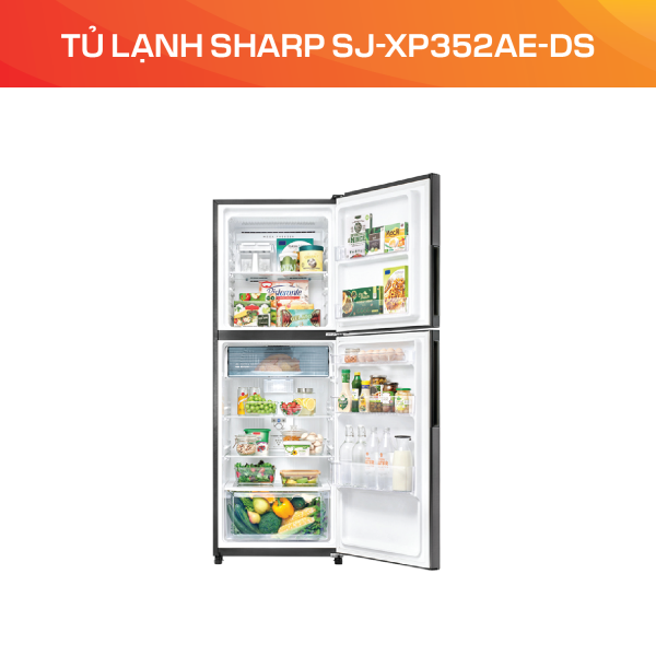 Tủ lạnh Sharp SJ-XP352AE-DS