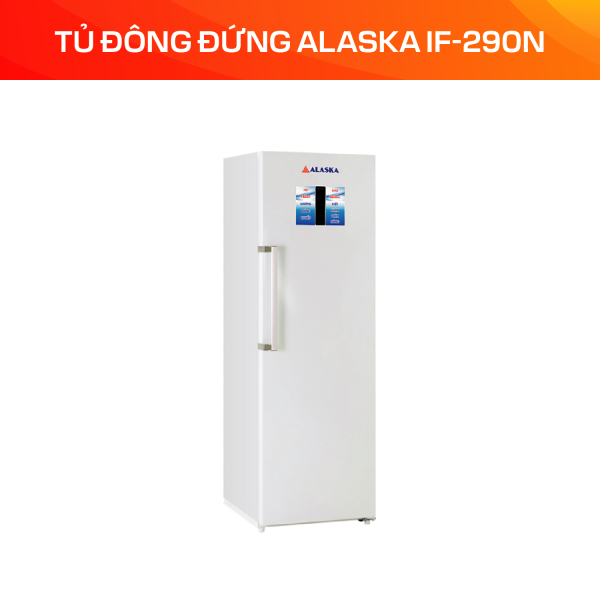 Tủ Đông Đứng Alaska 290 Lít IF-290N