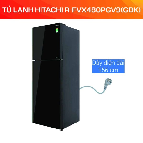 Tủ lạnh HITACHI R-FVX480PGV9 GBK