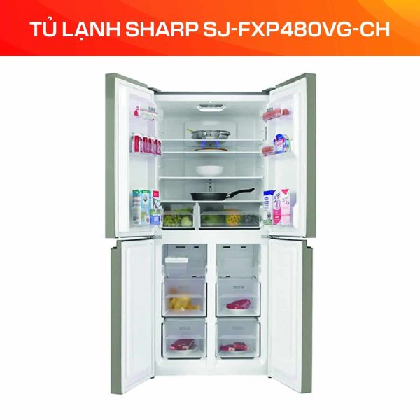 Tủ lạnh Sharp SJ-FXP480VG-CH