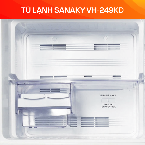 Tủ lạnh Sanaky Inverter 226 lít VH-249KD
