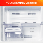 Tủ lạnh Sanaky Inverter 246 lít VH-269KD