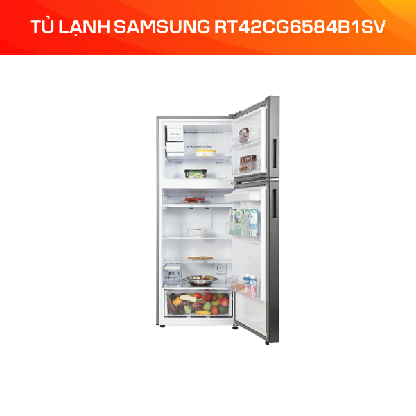 Tủ lạnh Samsung Inverter 406 lít RT42CG6584B1SV