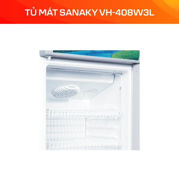 Tủ mát Sanaky Inverter 340 lít VH-408W3L