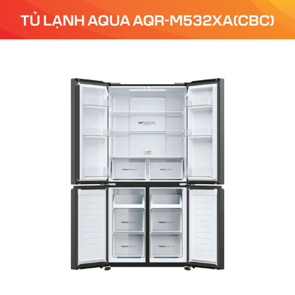 Tủ lạnh AQUA AQR-M532XA CBC