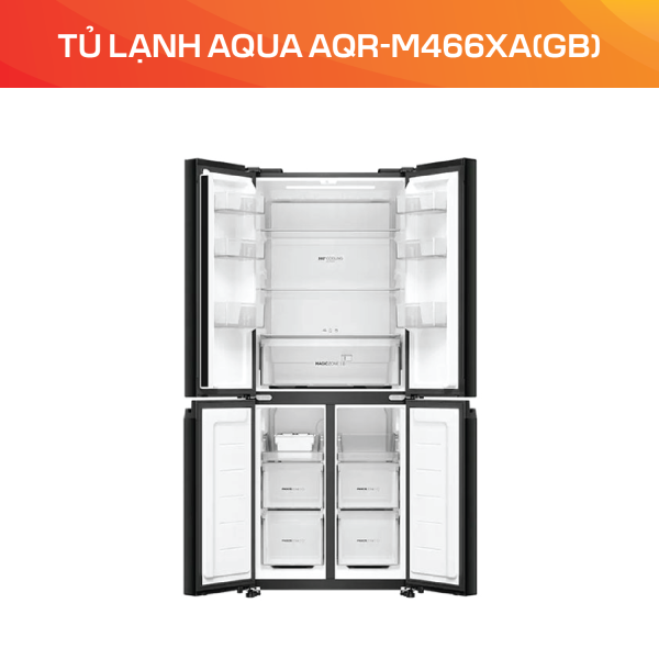 Tủ lạnh AQUA AQR-M466XA GB