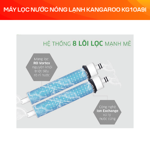 Máy lọc nước nóng lạnh Kangaroo KG10A9I