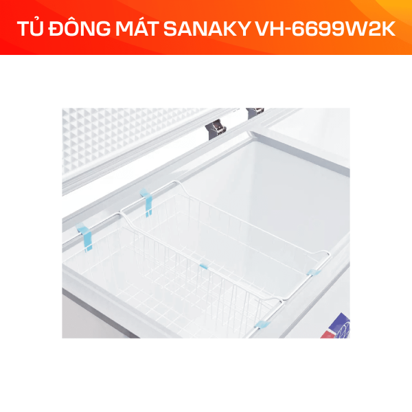 Tủ Đông Mát Sanaky 485 Lít VH-6699W2K
