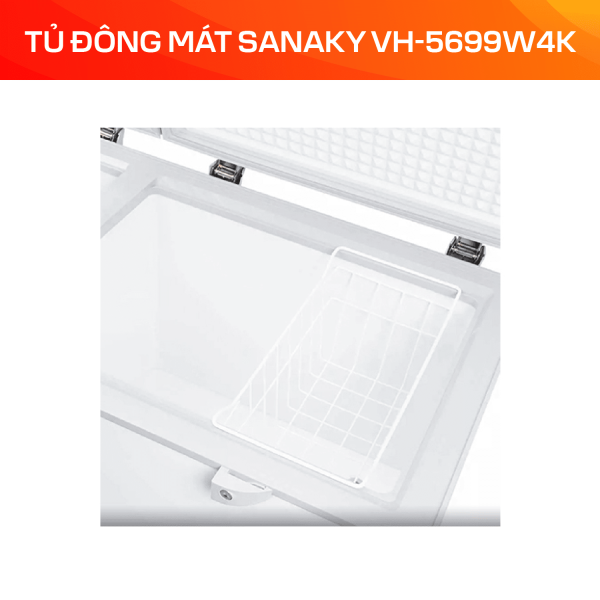 Tủ Đông Mát Sanaky Inverter 365 lít VH-5699W4K