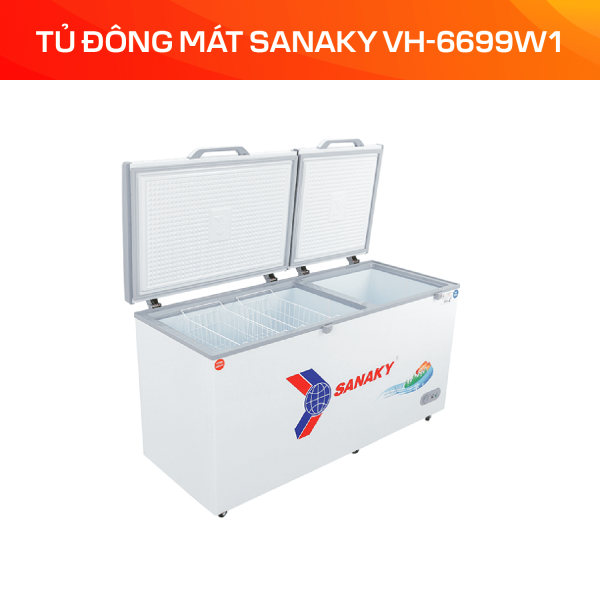 Tủ Đông Mát Sanaky 485 lít VH-6699W1
