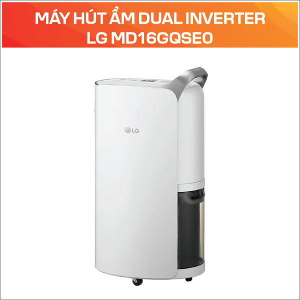 Máy hút ẩm Dual Inverter LG MD16GQSE0