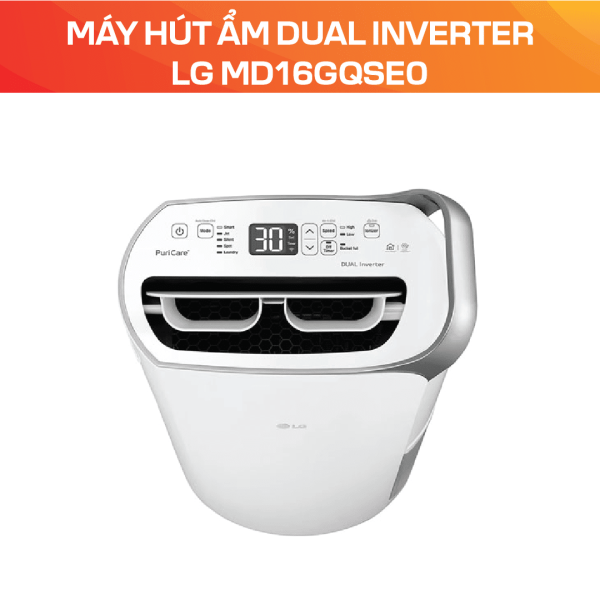 Máy hút ẩm Dual Inverter LG MD16GQSE0