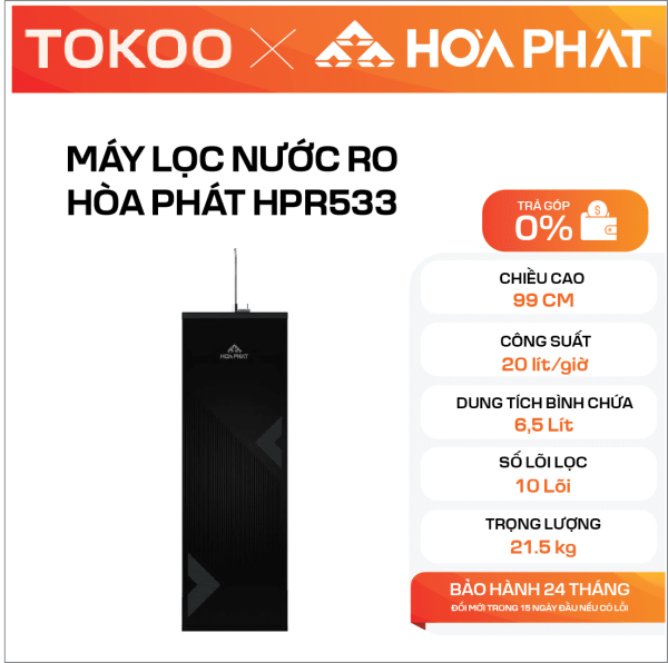 MÁY LỌC NƯỚC RO HÒA PHÁT HPR533