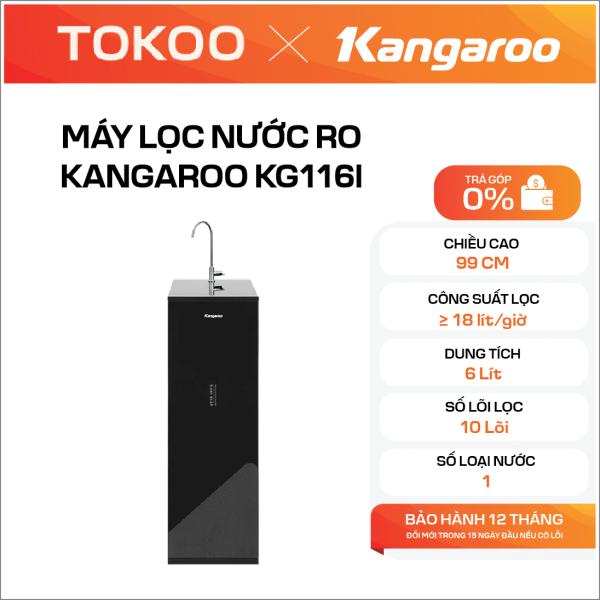 MÁY LỌC NƯỚC RO KANGAROO KG116I
