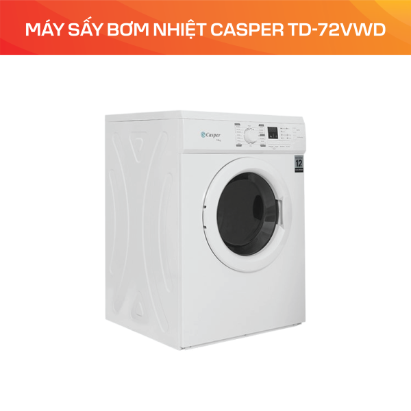 Máy sấy bơm nhiệt Casper TD-72VWD