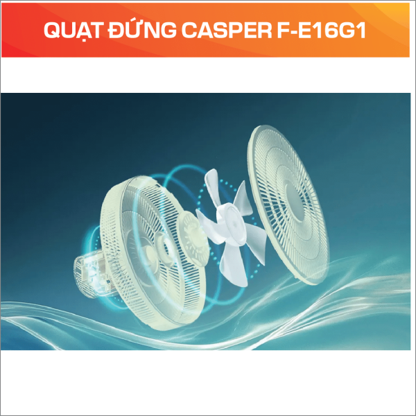Quạt đứng 5 cánh Casper F-E16G1