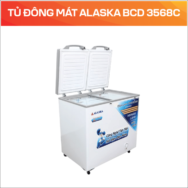 Tủ đông mát Alaska BCD 3568C