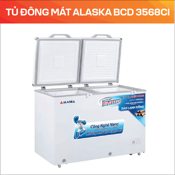 Tủ đông mát Alaska BCD 3568CI