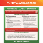 Tủ mát Alaska 205L LC 233H