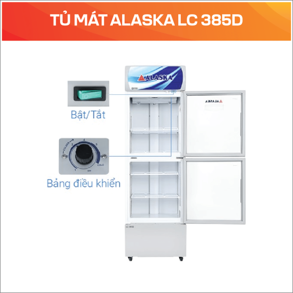 Tủ mát Alaska LC 385D
