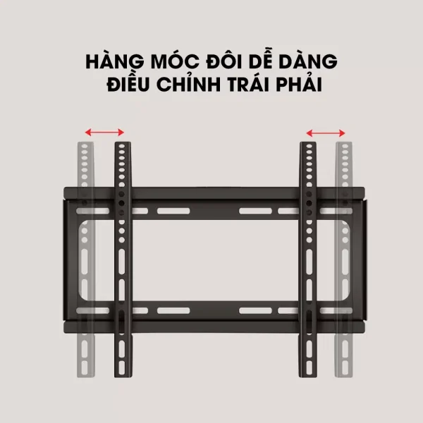 Giá Treo Tivi Phẳng Sát Tường DK75 55-75 inch