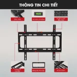 Giá Treo Tivi Phẳng Sát Tường DK75 55-75 inch