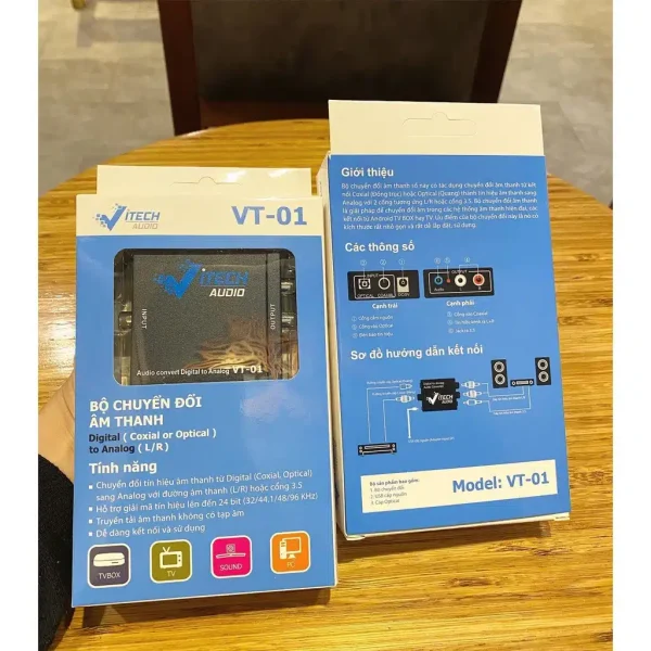 Bộ Chuyển Đổi Âm Thanh Optical Sang AV Vitech VT01